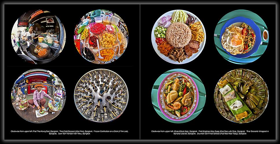 images of Thai food, Pad Thai, som tom, Khao Kru Kapi, Krapro Gai